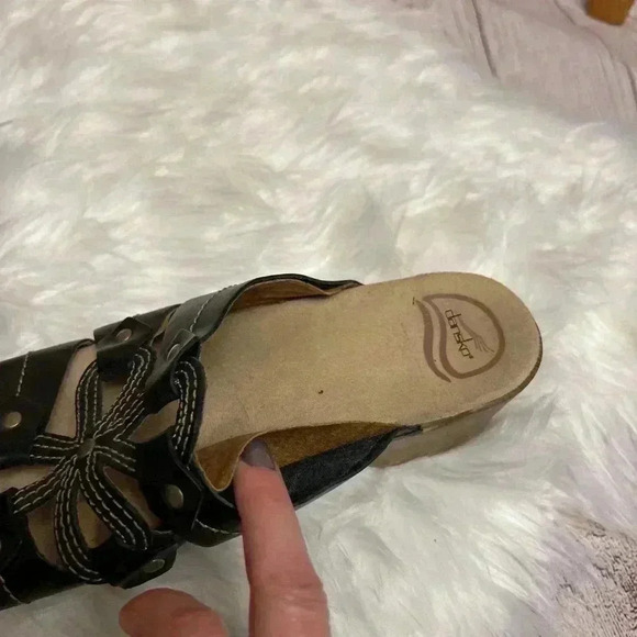 *Dansko Serena Black Slide Women’s Size 41 - Picture 5 of 9